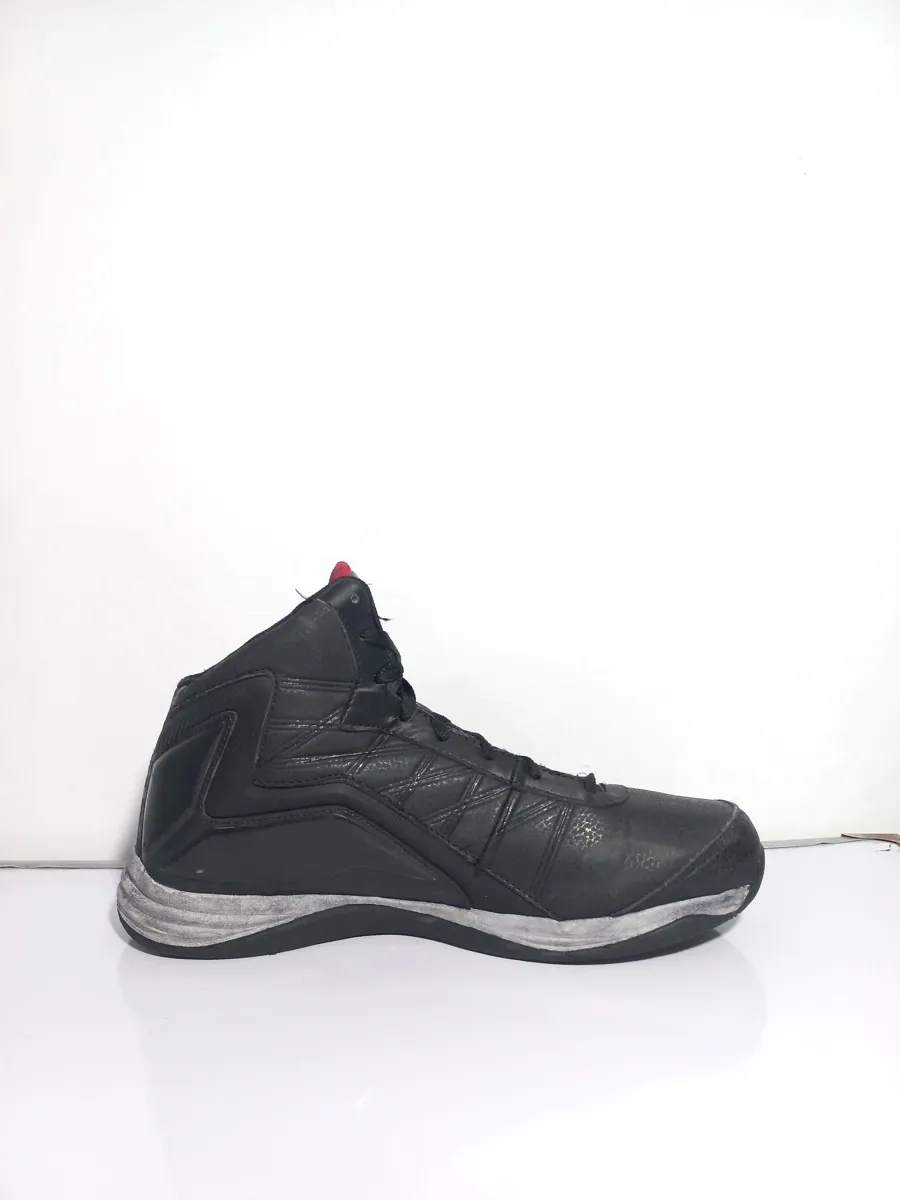 AND1 ATHLETIC BLACK WHITE TRIM SHOE & LACE CLOSURE-2